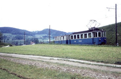 WSB Alter Be 4/4, Postwagen, Gontenschwil-Zetzwil, 1960