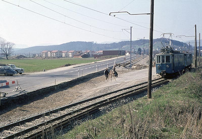 WSB Alter Be 4/4 zw. Suhr u. Gränichen, N1, 1965