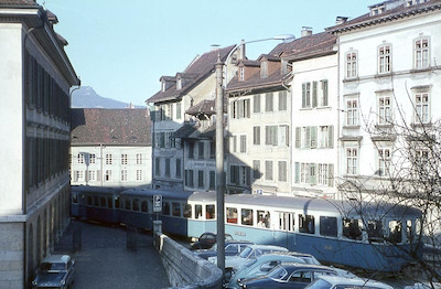 WSB Aarau, Obere Vorstadt, Regierungsgebäude, Wasserfluh, 1966