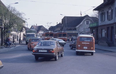 WSB Oberentfelden Engelplatz, Kreuzung, 1980