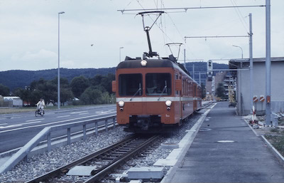 WSB Oberentfelden, Ürkenbrücke, Haltestelle, 1983
