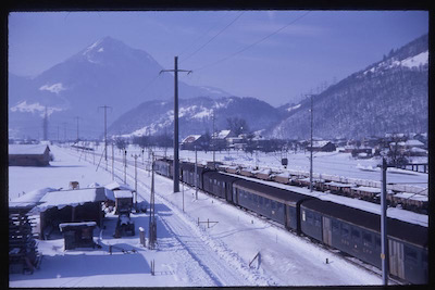 SBB Weesen, neue Linie nach Ziegelbrücke, 1970