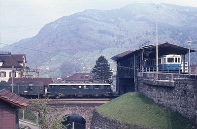 ARB Station Goldau Rossberg, SBB, 1967