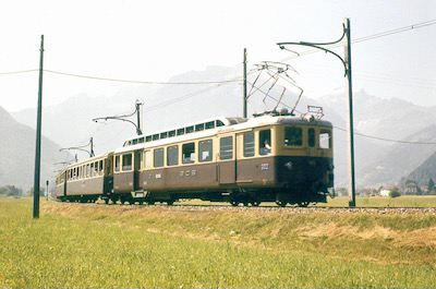 BOB Triebwagen, Interlaken, 1962