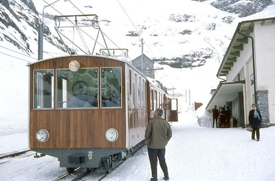JB Lokzug, Station Eigergletscher, 1970