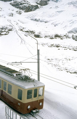 JB Triebwagen, Eigergletscher, 1970