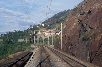 BLS Ausserberg, Doppelspur, 1990