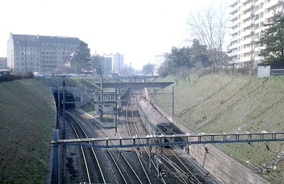 SBB Genève, Abzweigung nach La Praille, 1969