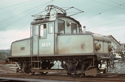BDB Elektrische Normalspurlok 2/2, Bremgarten-West, 1966