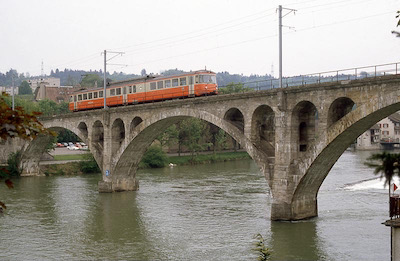 BDB Bremgarten, Reussbrücke, 1988