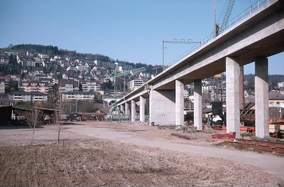 SBB Zürich-Höngg, Käferberglinie, Viadukt, 1968