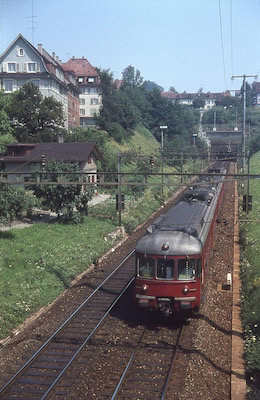 SBB Milchbuck-Tunnel, Vorortszug RABDe 12/12, 1970