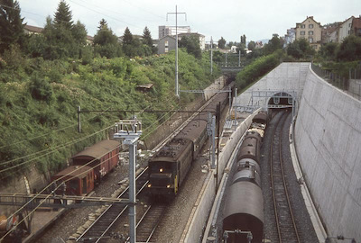 SBB Zürich-Oerlikon, Käferberg-Tunnel, 1968