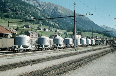 RhB Samedan, Zementzug, 1957