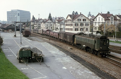 SBB Bahnhof Rüti ZH Be 4/6, 1967