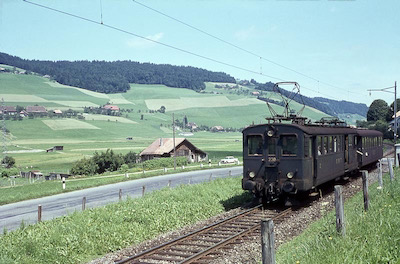 EBT Sunegg zwischen Walkringen und Biglen, 1965,