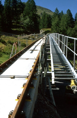 Parsennbahn, Umbau, 2002