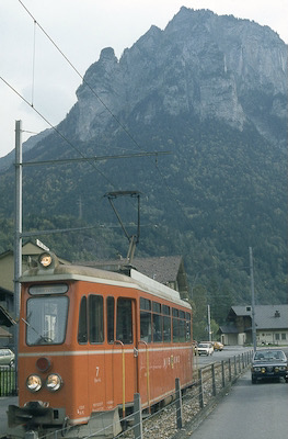 MIB, Innertkirchen, Bem 4/4 7, Aufnahme 1983