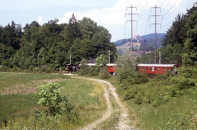 SBB Niederlenz-Wildegg, Dampf, 1991