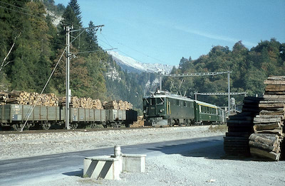 RhB Ge 4/4, Fideris, 1965