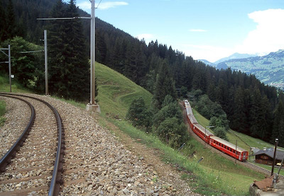 RhB Schlaufe Cavadürli, Fj. 1997