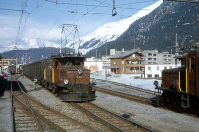RhB Krokodile, Davos-Dorf, 1964