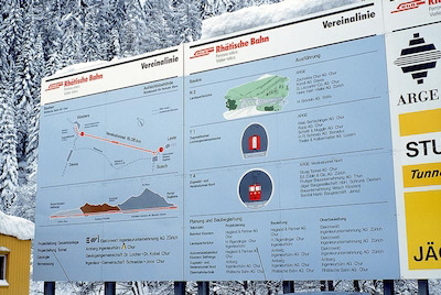 RhB Klosters-Platz, Orientierung Vereina, Fj. 1992