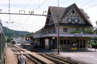 SBB, Station Kradolf, Aufnahme 1987