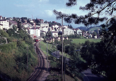 AB, Herisau gegen Wilen, Personenzug, Aufnahme 1966
