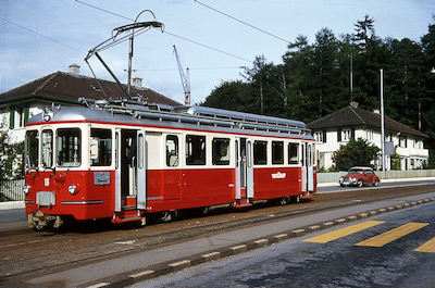 FB, Zürich-Rehalp, BDe 4/4 16, Aufnahme 1967
