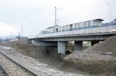 WSB 1. Tag über die Brücke N1, Suhr-Gränichen, 1965