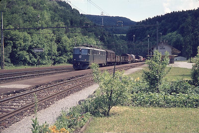 SBB Effingen Station, 1975