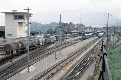 BLS Bahnhof Spiez, 1965