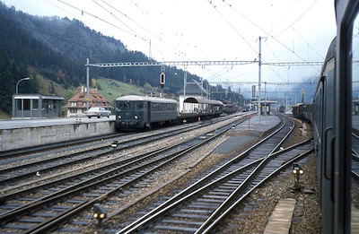 BLS Autozug, Kandersteg, 1971