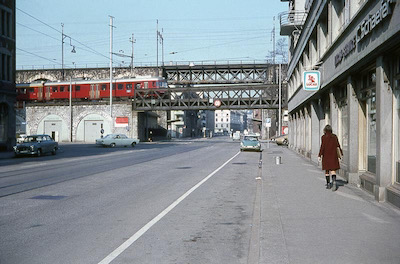SBB Viadukte Limmatstrasse Zürich, 1968