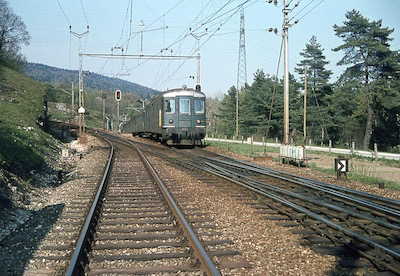 SBB Chambrelien, Spitzkehre, 1974