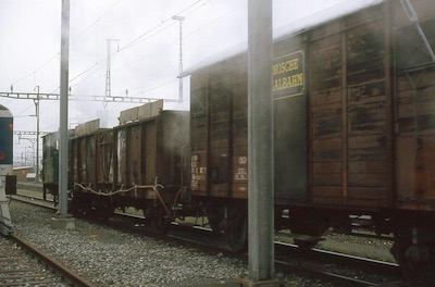 SBB Historische Seetalbahn, Güterwagen, Lenzburg, 2000