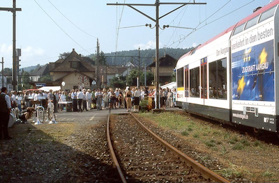 SBB Beinwil am See, Zugtaufe, 2002