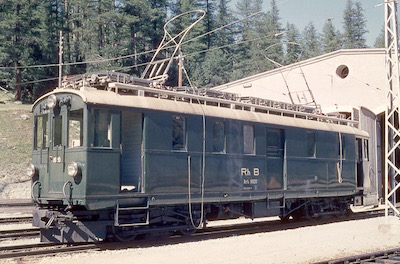 RhB Berninabahn, Dienstwagen, 1962 (Photo: Karl Meyer)