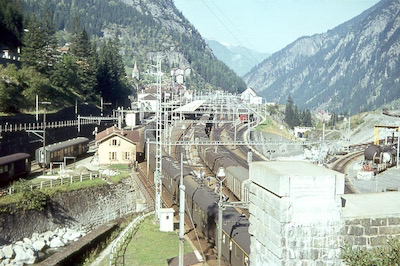 Göschenen, Bahnhof->Nord, 1963
